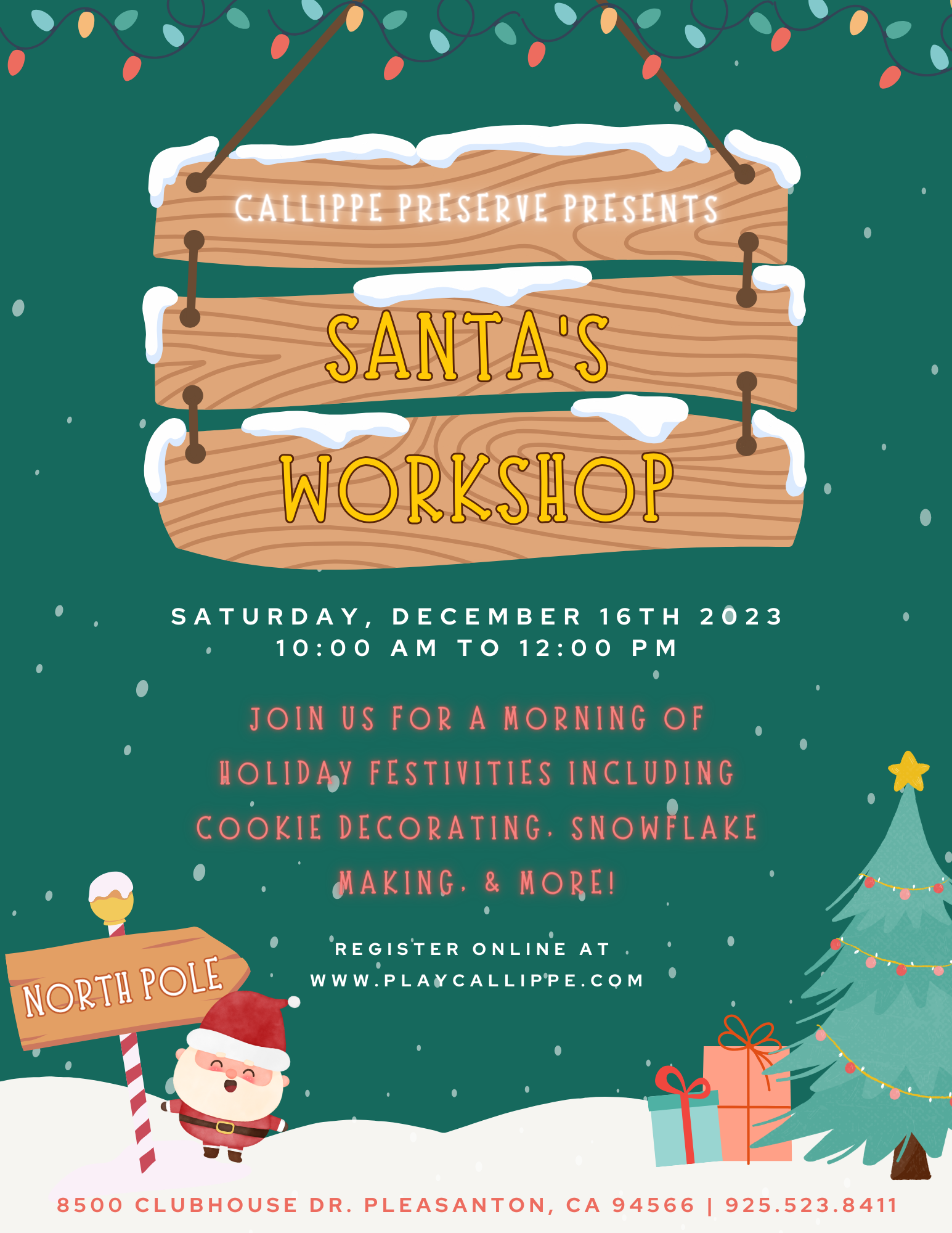 Santas Workshop Flyer